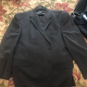 Jos. A. Bank suit, 50R, NWOT,gray pin stripe
